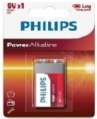 PHILIPS POWER 9V ΜΠΑΤΑΡΙΑ ΑΛΚΑΛΙΚΗ ( 1 ΤΜΧ / BLISTER )