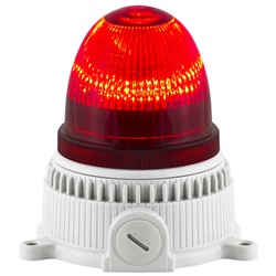 OVOLUX LED M ΚΟΚΚΙΝΟ FLASH 12V-24V AC/DC