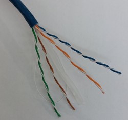 ΚΑΛΩΔΙΟ UTP CAT 6 4 ΖΕΥΓΩΝ ΜΠΛΕ ( 305 ΜΤ )