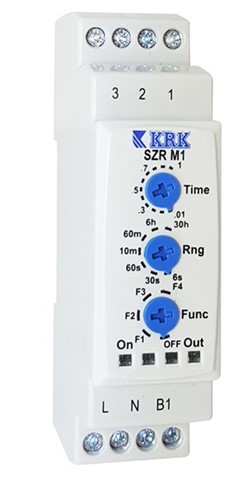 SZR M1 ΧΡΟΝΙΚΟ 24V AC/DC - 230V AC ON DELAY-OFF DELAY