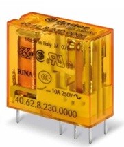 40.62 230V AC MINI ΡΕΛΕ ΒΑΣΗΣ & PCB 10Α 40.62.8.230.0000