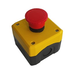 ZL-BX542 ΚΙΤΡΙΝΗ ΜΠΟΥΤΟΝΙΕΡΑ ΜΕ ΜΠΟΥΤΟΝ EMERGENCY STOP