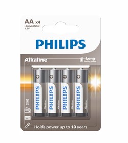 ΜΠΑΤΑΡΙΑ AA PHILIPS ECO-ALKALINE ( 4 TMX / BLISTER )