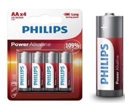 ΜΠΑΤΑΡΙΑ AA PHILIPS POWER ALKALINE ( 4 TMX / BLISTER )