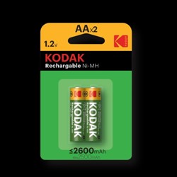 ΜΠΑΤΑΡΙΑ ΕΠΑΝ. AA KODAK 2600mAh ( 2 ΤΜΧ / BLISTER )
