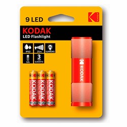 ΦΑΚΟΣ LED KODAK ΚΟΚΚΙΝΟΣ ( +3 ΜΠΑΤΑΡΙΕΣ )